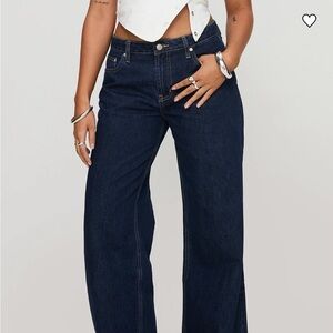 Princess Polly Low Rise Straight Leg Jean